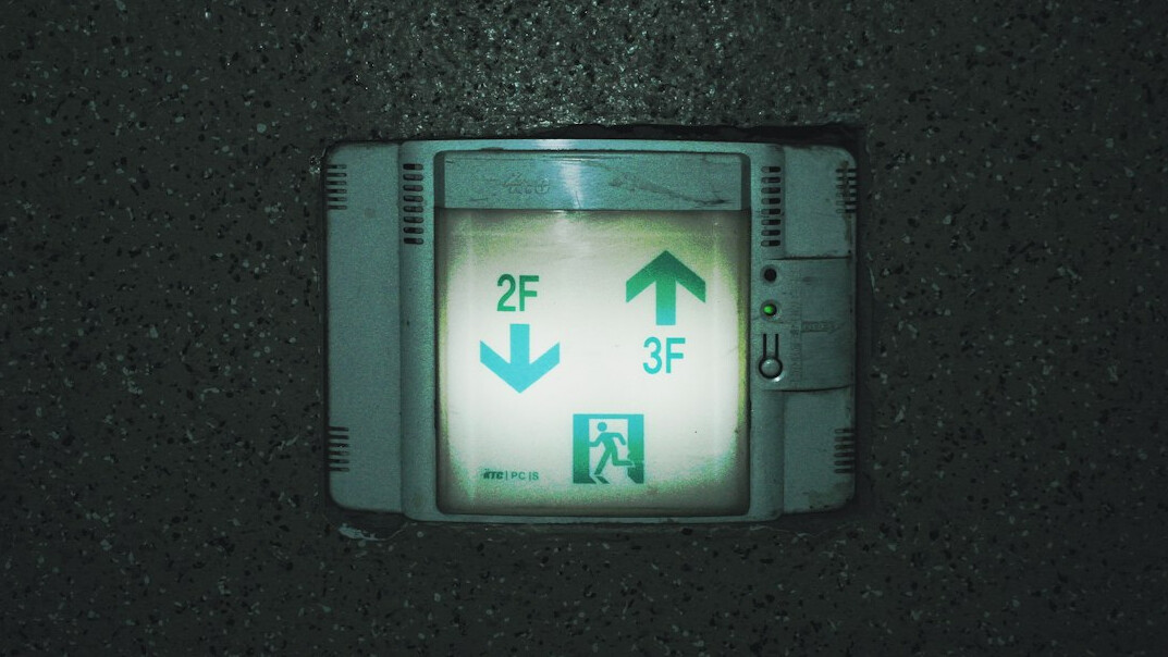 Code editor with web development code on a monitor